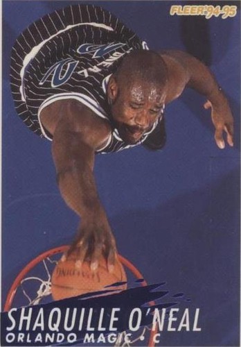 95-96 Fleer Metal Shaquille O'neal Maximum Metal Die-Cut Insert #8
