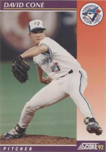 1992 Score Rookie & Traded - David Cone #27T