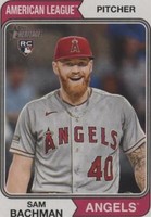 2023 Topps Heritage High Number - Sam Bachman #704