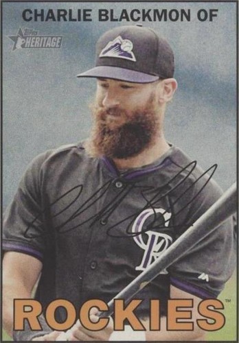 2016 Topps Heritage - Charlie Blackmon #497