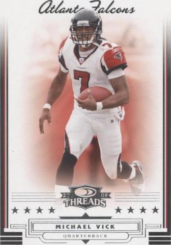 2006 Donruss Threads Michael Vick #23