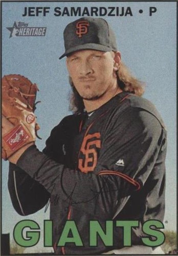 2016 Topps Heritage High Number - Jeff Samardzija #724