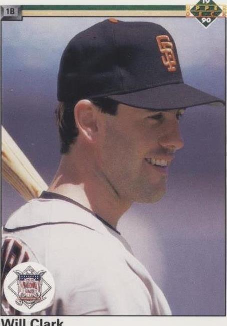 1990 Upper Deck - Will Clark #50