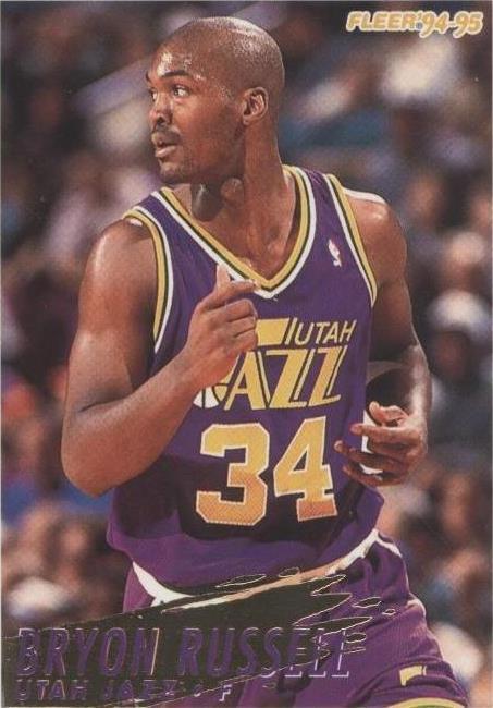 Fleer 1994-95 - Bryon Russell #225