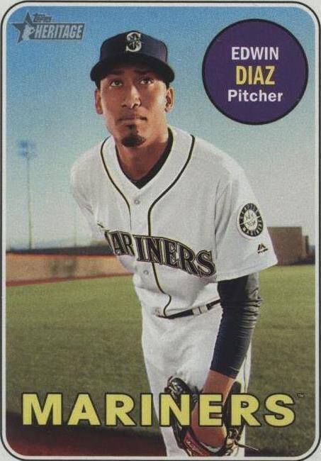2018 Topps Heritage - Edwin Diaz #102