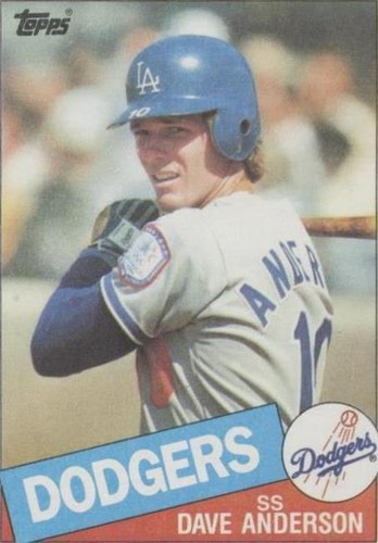 1985 Topps - Dave Anderson #654