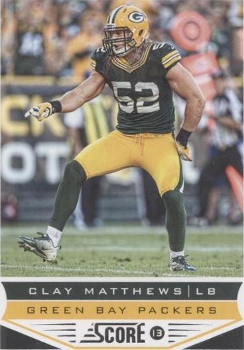 2013 Score Clay Matthews #80