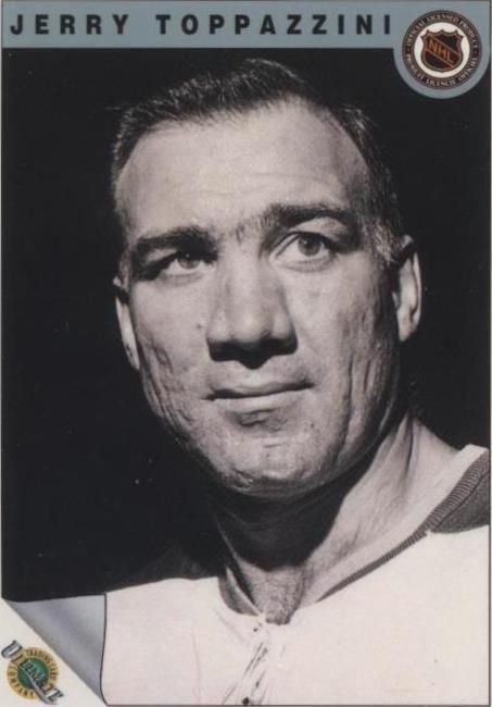 1991-92 Ultimate Original Six - Jerry Toppazzini #55