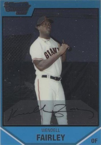2007 Bowman Draft Picks & Prospects - Wendell Fairley #BDPP59