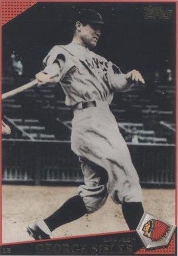 2009 Topps Updates & Highlights - George Sisler #UH153