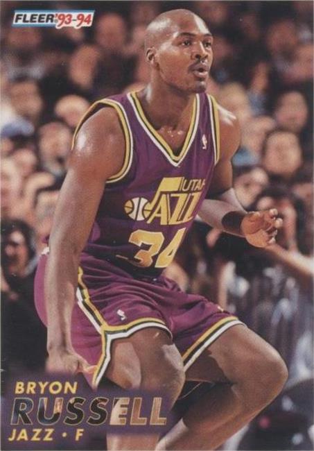 Fleer 1993-94 - Bryon Russell #389