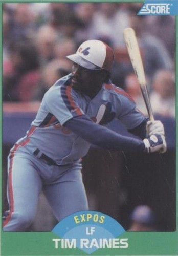 1989 Score - Tim Raines #40