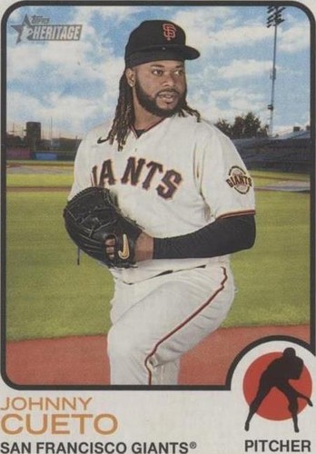 2022 Topps Heritage - Johnny Cueto #458