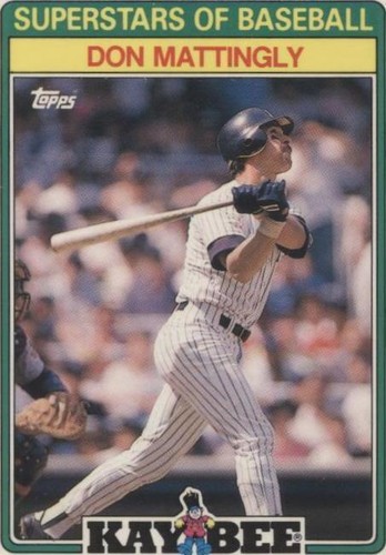 1988 Topps Kay Bee Toys Superstars of Baseball - Don Mattingly #16