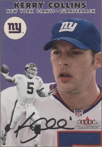 2000 Fleer Tradition Kerry Collins #257