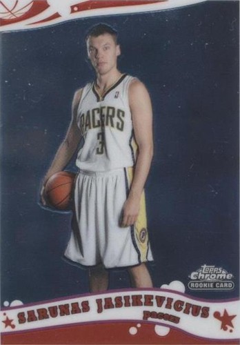 2005-06 Topps Chrome - Sarunas Jasikevicius #182