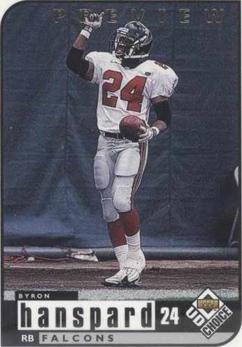 1998 Upper Deck UD Choice Preview Byron Hanspard #12