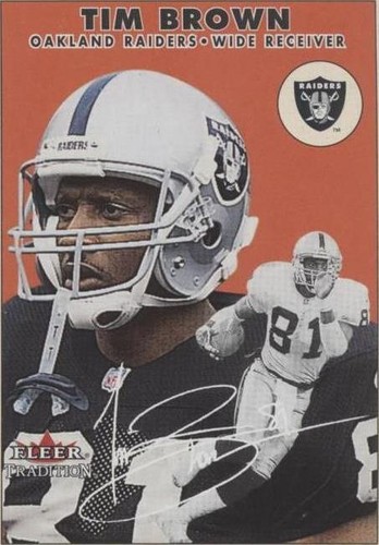 2000 Fleer Tradition Tim Brown #53