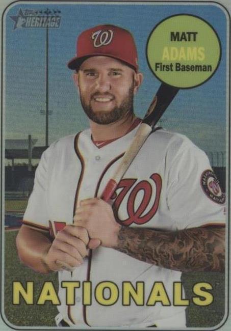 2018 Topps Heritage High Number - Matt Adams #THC-537
