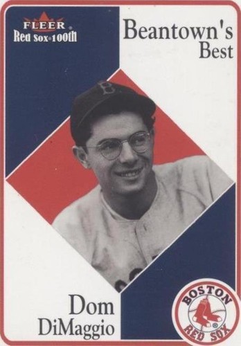 2001 Fleer Red Sox 100th - Dom DiMaggio #80