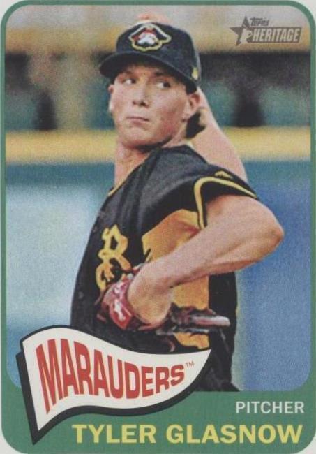 Topps Heritage 2014 edición de ligas menores - Tyler Glasnow #215