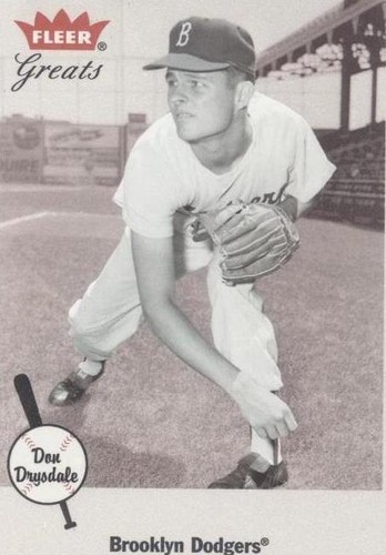 2002 Fleer Greats - Don Drysdale #24