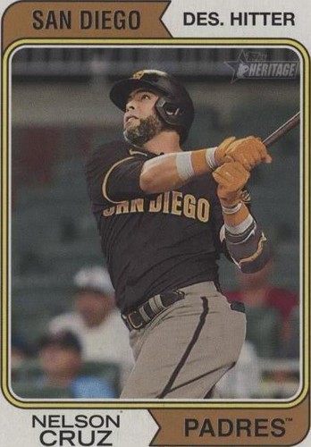 2023 Topps Heritage - Nelson Cruz #76