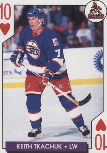 1996-97 Bicycle NHL Hockey Aces Playing Cards - Keith Tkachuk #10H