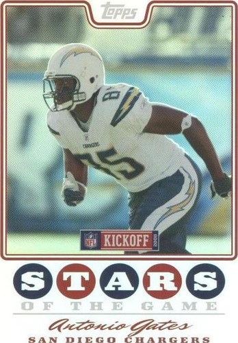 2008 Topps Kickoff Antonio Gates #SG-AG
