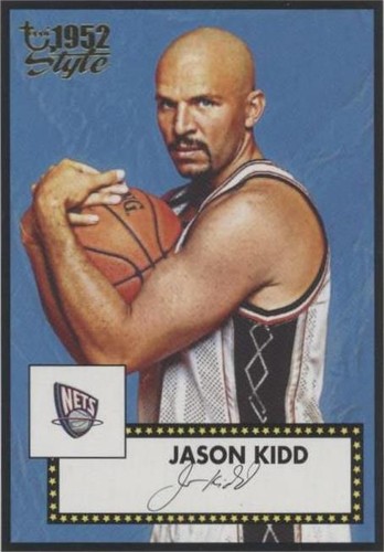 MADKID トランプ 2005-06 Topps 1952 Style Chrome Jason Kidd Blue Refractor