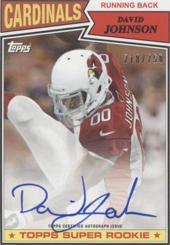 2015 Topps David Johnson #87A-DJO