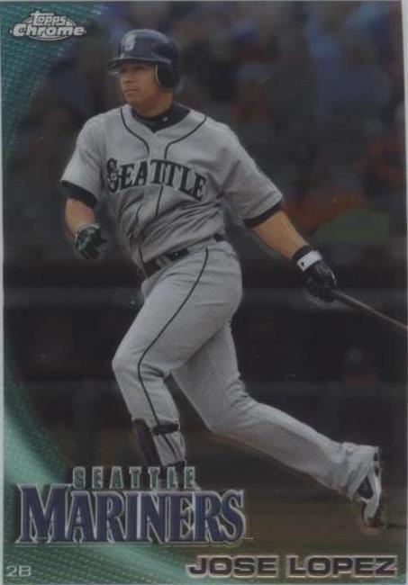 2010 Topps Chrome - Jose Lopez #103