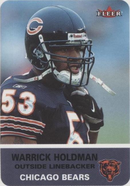 2002 Fleer Tradition Warrick Holdman #171