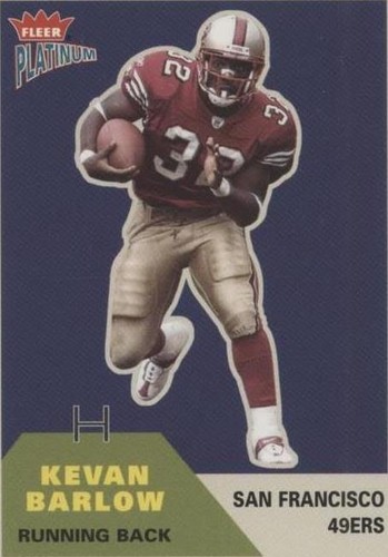 2002 Fleer Platinum Kevan Barlow #166