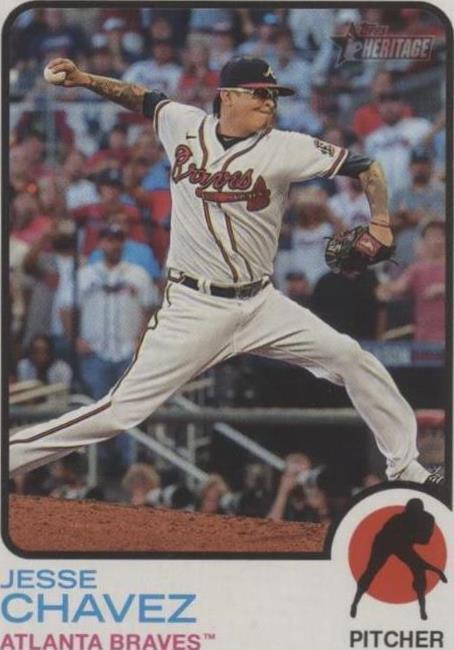 2022 Topps Heritage - Jesse Chavez #464