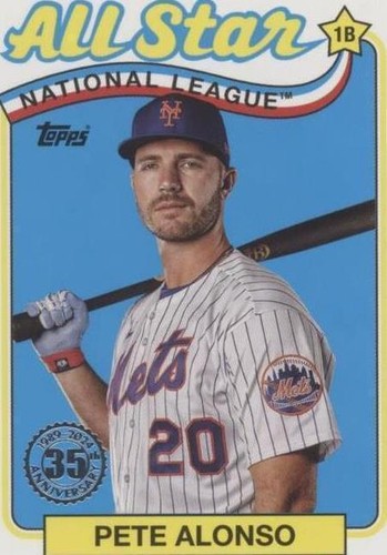 2024 Bowman Pete Alonso Blue /150 #72 + Topps 1989 All-Star