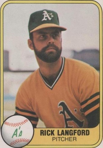 1981 Fleer - Rick Langford #572