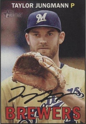 2016 Topps Heritage - Taylor Jungmann #489