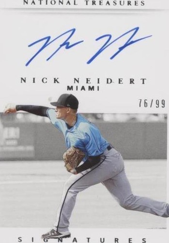 2021 Panini National Treasures - Nick Neidert #RS-NN