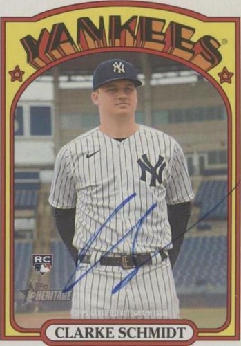 2021 Topps Heritage High Number - Clarke Schmidt #ROA-CSC