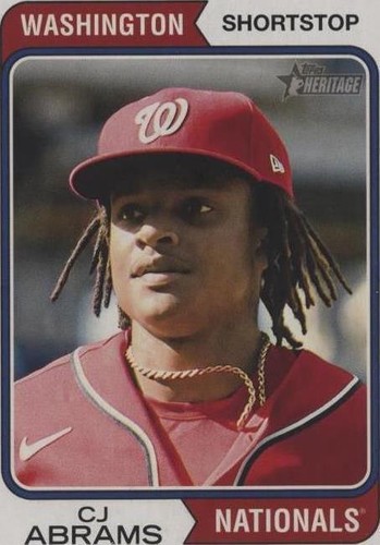 2023 Topps Heritage - C.J. Abrams #197