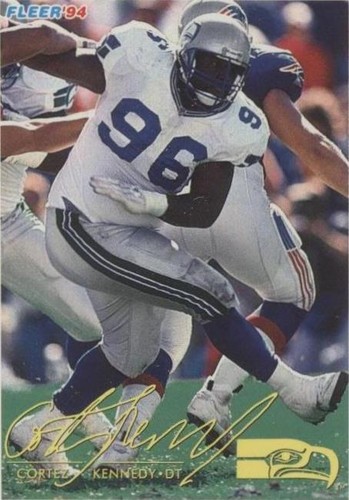 1994 Fleer Shell FACT (Football & Academics: A Championship Team) Cortez Kennedy #28