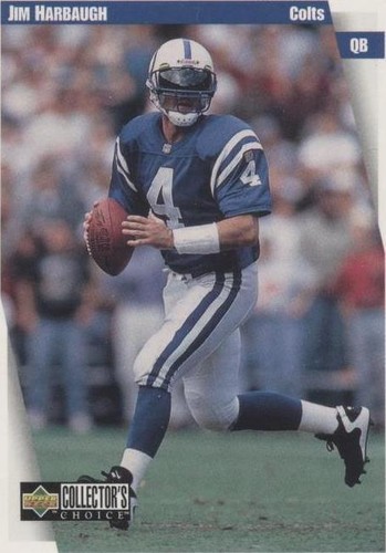 1997 Upper Deck Collector's Choice Jim Harbaugh #155