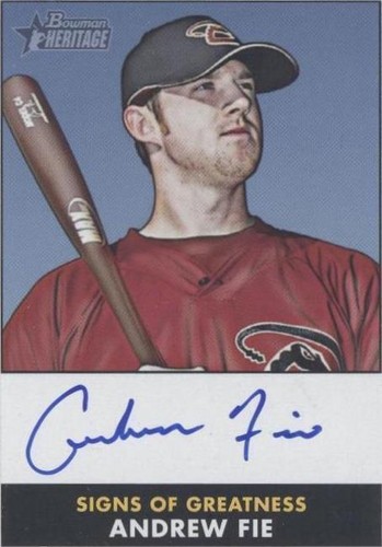 2007 Bowman Heritage - Andrew Fie #SG-AF