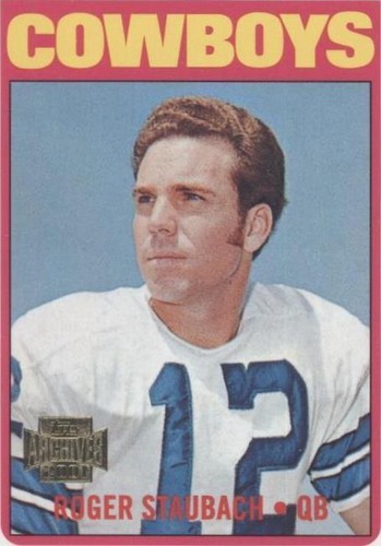 2001 Topps Archives Roger Staubach #66
