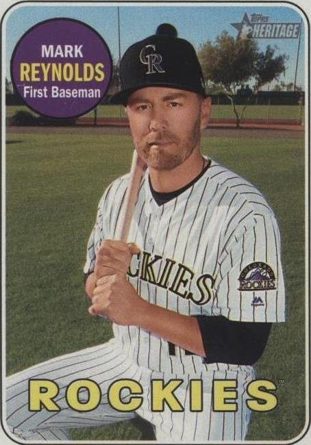 2018 Topps Heritage - Mark Reynolds #181