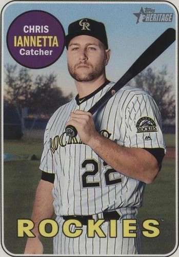 2018 Topps Heritage High Number - Chris Iannetta #522