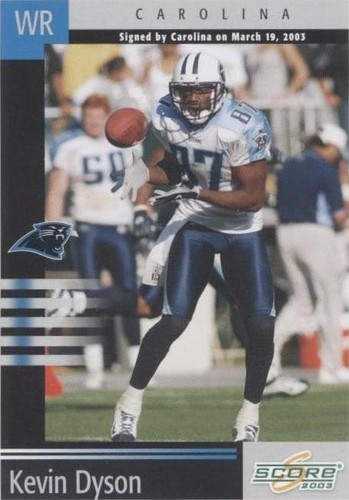 2003 Score Kevin Dyson #132