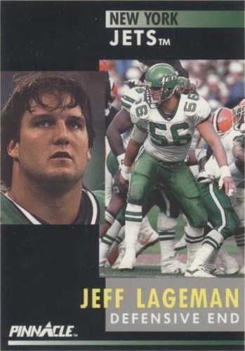 1991 Pinnacle Jeff Lageman #263