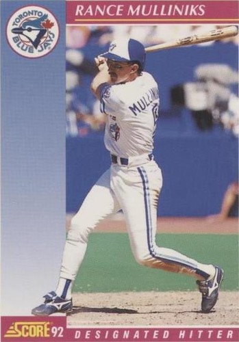 1992 Score - Rance Mulliniks #132